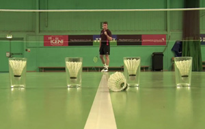 Pete Stokes - Badminton Legend with many tricks