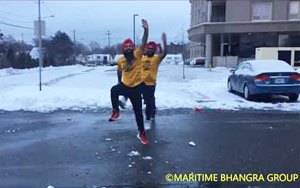 Snow Shoveler Bhangra by Maritime Bhangra Group