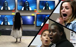 'Ring' Movie TV Store Prank