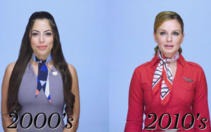 100 Years of Flight Attendant Uniforms