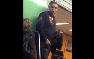 Man Steals iPhone On Hungarian Subway