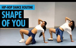 Viral: Dance Routine by Sonali & Vijetha on Shape Of You