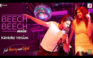 Beech Beech Mein - Karaoke Version - 'Jab Harry Met Sejal'