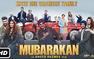 Trailer of upcoming Indian romantic comedy film `Mubarkaan`<br>Director: Anees Bazmee<br>Cast: Anil Kapoor, Arjun Kapoor, Ileana D`Cruz, Athiya Shetty, Neha Sharma, Vineet Kumar Singh, Pavan Malhotra, Ratna Pathak, Karan Kundra, Anil Mange, Nikkita Chadha, Monisha Hassen, Mohit Chhabra, Rahul Dev