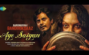 Watch a tongue and cheek Aye Saiyan` from the Hindi film `Babumoshai Bandookbaaz`. The song has been inspired from a folk song, popular in Uttar Pradesh<br>Singers: Orunima Bhattacharya, Vivek Naik<br>Music Recreated by: Gaurav Dagaonkar<br>Lyrics: Ghalib Asad Bhopali<br>Featuring: Nawazuddin Siddiqui, Bidita Bag, Jatin Goswami, Shraddha Das, Anil George, Bhagwan Tiwari, Murli Sharma, Jitu Shivhare, Navin Tyagi and Divya Dutta<br>Directed by Kushan 

Nandy