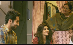 Directed by: Ashwiny Iyer Tiwari<br>Cast: Kriti Sanon, Ayushmann Khurrana, Rajkummar Rao, Seema Pahwa, Pankaj Tripathi