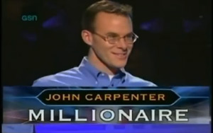 Just See His Confidence Level- John Carpenter on Who Wants To Be a Millionaire