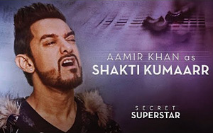 Aamir Khan as Shakti Kumaarr - 'Secret Superstar'