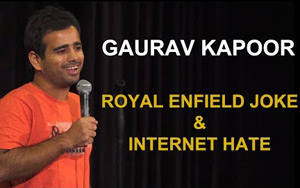 Royal Enfield Joke & Internet Hate - Stand Up Comedy by Gaurav Kapoor