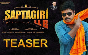 Teaser of Telugu Movie `Saptagiri LLB`