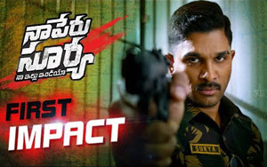 Teaser of Telugu language Action Film 'Naa Peru Surya - Naa Illu India'