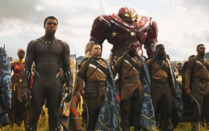 One Goal TV Spot of Marvel Studios` `Avengers: Infinity War`<br>
Directors: Anthony Russo, Joe Russo<br>Cast: Robert Downey Jr., Josh Brolin, Mark Ruffalo, Tom Hiddleston, Chris Evans, Chris Hemsworth, Jeremy Renner, Chris Pratt, Elizabeth Olsen, Sebastian Stan, Benedict Cumberbatch, Paul Bettany, Cobie Smulders, Benedict Wong, Zoe Saldana, Karen Gillan, Vin Diesel, Dave Bautista, Bradley Cooper, Pom Klementieff, Scarlett Johansson, Benicio del Toro, Tom Holland, Anthony Mackie, Chadwick Boseman, Danai Gurira, Paul Rudd, Don Cheadle, Letitia Wright