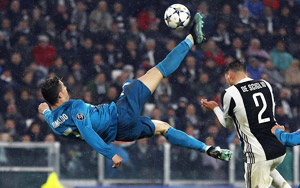 Cristiano Ronaldo's stunning bicycle kick vs. Juventus