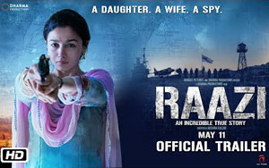 'Raazi' Trailer ft. Alia Bhatt