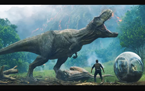 Trailer of upcoming American science fiction adventure film `Jurassic World - Fallen Kingdom`<br>Director: J. A. Bayona<br>Cast: Chris Pratt, Bryce Dallas Howard, B. D. Wong, James Cromwell, Ted Levine, Justice Smith, Geraldine Chaplin, Daniella Pineda, Toby Jones, Rafe Spall, Jeff Goldblum<br><br>Storyline: Four years after the Jurassic World theme park was closed down, Owen and Claire return to Isla Nubar to save the dinosaurs when they learn that a once dormant volcano on the island is active and is threatening to extinguish all life there. Along the way, Owen sets out to find Blue, his lead raptor, and discovers a conspiracy that could disrupt the natural order of the entire planet. Life has found a way, again.