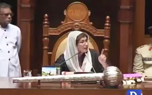 Sindh Assembly Deputy Speaker Scolds MQM`s MPA