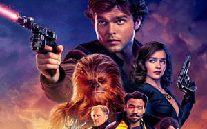 Promo of upcoming American space Western film `Solo: A Star Wars Story`, centered on Han Solo, a character from the Star Wars franchise<br>Director: Ron Howard<br>Cast: Emilia Clarke, Donald 
Glover, Woody Harrelson, Paul Bettany, Alden Ehrenreich, Thandie Newton, Warwick Davis, Clint Howard, Phoebe Waller-Bridge, Joonas Suotamo, Sarah-Stephanie, Richard Dixon, Ian Kenny, Deepak 
Anand, Omar Alboukharey<br><br>Synopsis: During an adventure into a dark criminal underworld, Han Solo meets his future copilot Chewbacca and encounters Lando Calrissian years before joining the 
Rebellion