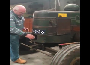 This Vintage Tractor Had to be started with Bullet Shot