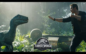 Promo of upcoming American science fiction adventure film `Jurassic World - Fallen Kingdom`<br>Director: J. A. Bayona<br>Cast: Chris Pratt, Bryce Dallas Howard, B. D. Wong, James Cromwell, Ted 

Levine, Justice Smith, Geraldine Chaplin, Daniella Pineda, Toby Jones, Rafe Spall, Jeff Goldblum