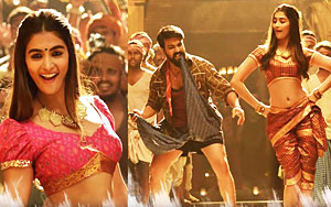 Telugu Song Jigelu Rani - Rangasthalam' ft. Ram Charan, Pooja Hegde