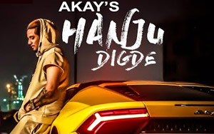 Punjabi song Hanju Digde by A Kay ft. Saanvi Dhiman 