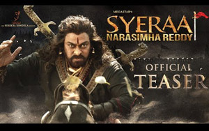 Teaser of Telugu Film 'Sye Raa Narasimha Reddy Teaser' ft. Chiranjeevi, Ram Charan