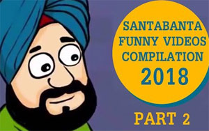 SantaBanta Funny Videos Compilation 2018