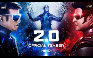 2.0 Teaser ft. Rajinikanth, Akshay Kumar 