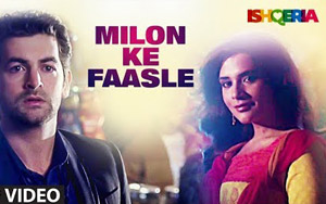 Presenting the video song Milon Ke Faasle from the Bollywood movie `Ishqeria`<br>Singers: Shafqat Amanat Ali, Altamash Faridi<br>Music: Rashid Khan<br>Lyrics: Ajay Garg<br>Cast: Richa Chadha and Neil Nitin Mukesh, Mrudula Sathe, Gurbani, Manish Anand<br>Directed by Prerna Wadhawan