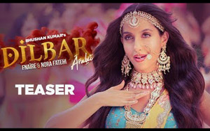 Presenting the teaser of the #Dilbar Arabic version feat. Nora Fatehi and Fnaire