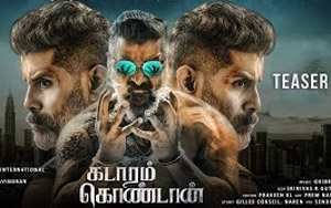 Teaser of Tamil Action Thriller Kadaram Kondan ft. Vikram and Akshara Haasan