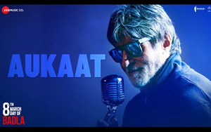 Watch Aukaat song from the upcoming Bollywood movie Badla<br>
Composed by Clinton Cerejo<br>
Lyrics by Siddhant Kaushal<br>
Rap by Jizzy<br>
Singers: Amitabh Bachchan, Amit Mishra, Clinton Cerejo<br>
Rappers: Amitabh Bachchan, Jizzy<br>
Starring Amitabh Bachchan, Taapsee Pannu, Amrita Singh, Antonio Aakeel, Tony Luke<br>
Director: Sujoy Ghosh