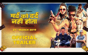 Trailer of Bollywood action comedy film Mard Ko Dard Nahi Hota<br>Directed by Vasan Bala<br>Starring: Abhimanyu Dassani, Radhika Madan, Mahesh Manjrekar, Jimit Trivedi, Gulshan Devaiah<br><br>Synopsis: In this Bollywood-infused action film a young man quite literally born with the ability to feel no pain strikes out on a quest to vanquish 100 foes.