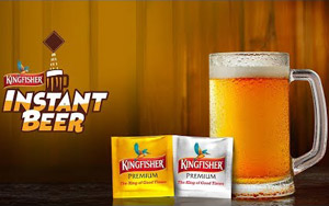 Introducing Kingfisher Instant Beer