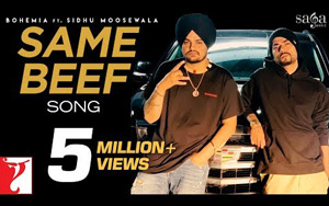 Punjabi Song Same Beef by Sidhu Moosewala ft. Bohemia