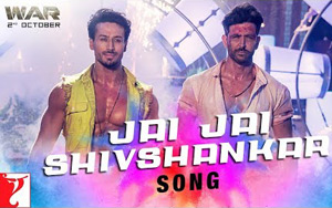 Hrithik Roshan aur Tiger Shroff are bringing all shades of celebration to the floor! #TeamHrithik & #TeamTiger Join in the fun! Presenting Jai Jai Shivshankar song from the upcoming bollywood movie #WAR<br>
Singers: Vishal Dadlani, Benny Dayal<br>
Music: Vishal and Shekhar<br>
Lyrics: Kumaar<br>
Starring: Hrithik Roshan, Tiger Shroff, Vaani Kapoor<br>
Director: Siddharth Anand