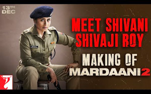 A gritty character. A sincere cop. That`s Shivani Shivaji Roy for you. Meet her in cinemas on 13th December.<br>
Starring: Rani Mukerji<br>
Director: Gopi Puthran
