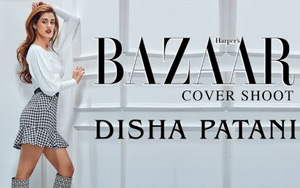 Here`s all the action that went behind the scenes in shooting the cover of Harper`s Bazaar.