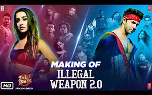 Street Dancer 3D - Making Of Illegal Weapon 2.0 Song