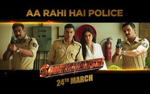 Ain`t no time for crime `coz Aa Rahi Hai Police!<br>
Directed by: Rohit Shetty<br>
Star Cast: Akshay Kumar, Ajay Devgn, Ranveer Singh and Katrina Kaif