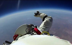 Jumping From Space! - Red Bull Space Dive - BBC