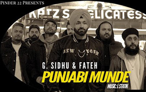 Punjabi Song Pinjabi Munde by G. Sidhu and Fateh