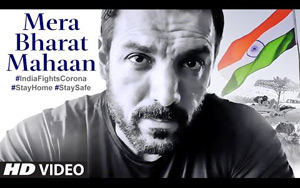 #MeraBharatMahaan a poem of hope, courage, gratitude for India and the world.<br>
#IndiaFightsCorona #StayHomeStaySafe.<br>
Writer & Conceptualised By Milap Milan Zaveri<br>
Featuring John Abraham