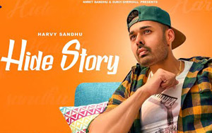 Punjabi song Hide Story by Harvy Sandhu ft. Shehnaz Gill