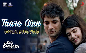 Dil Bechara - Taare Ginn Song ft. Sushant and Sanjana