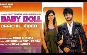 Haryanvi Song Baby Doll By Mohit Sharma ft. Fiza Chaudhary