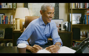 Barack Obama Phone Banks for Joe Biden