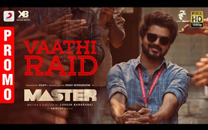 Teaser of Tamil Song Vaathi Raid - Master