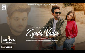 Punjabi Song Zyada Vadia By Nishawn Bhullar ft. Himanshi Khurana