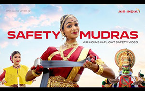 Safety Mudras - Air India's Inflight Safety Video